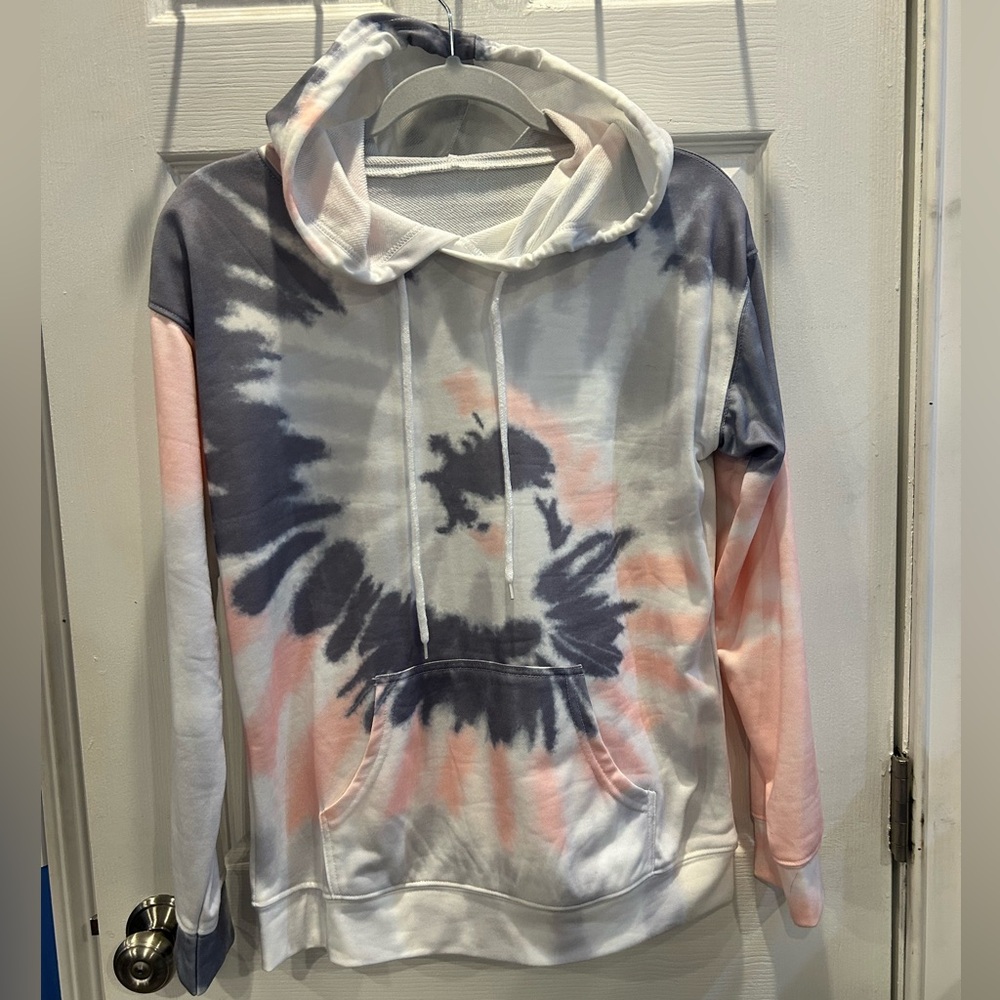 Tie Dye Hoodie Sweatshirt S